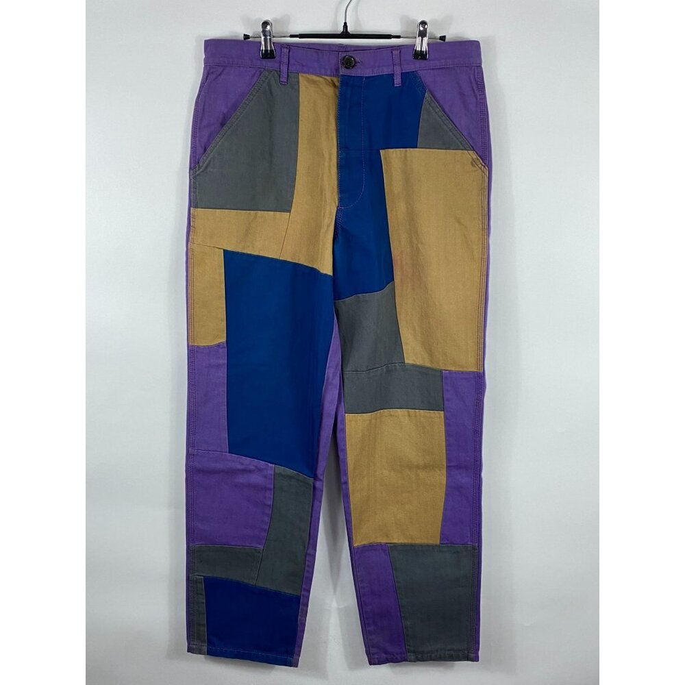Vintage Comme Des Garcons SHIRT Multicolor Patchwork Denim Jeans M W34 C159